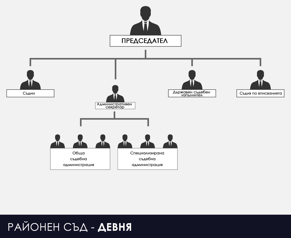 Организационна структура на Районен съд - Девня